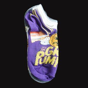 Peanuts 10 Pair Halloween No Show Socks Women’s Shoe Size 4-10